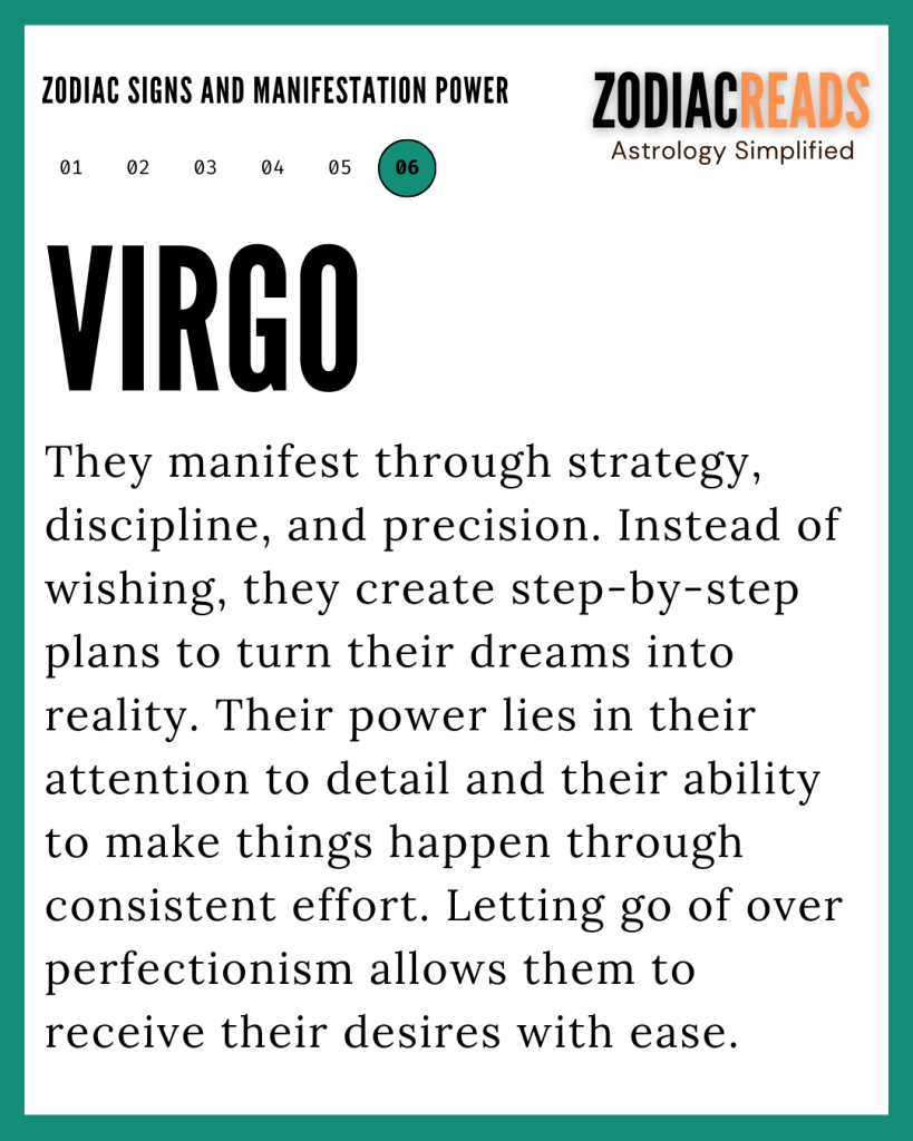 8 Zodiac Signs and Their Manifestation Power