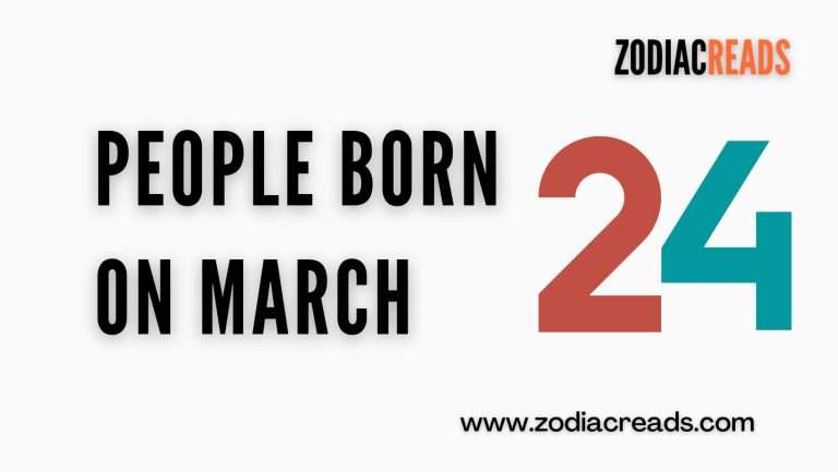 People born on 24 march
