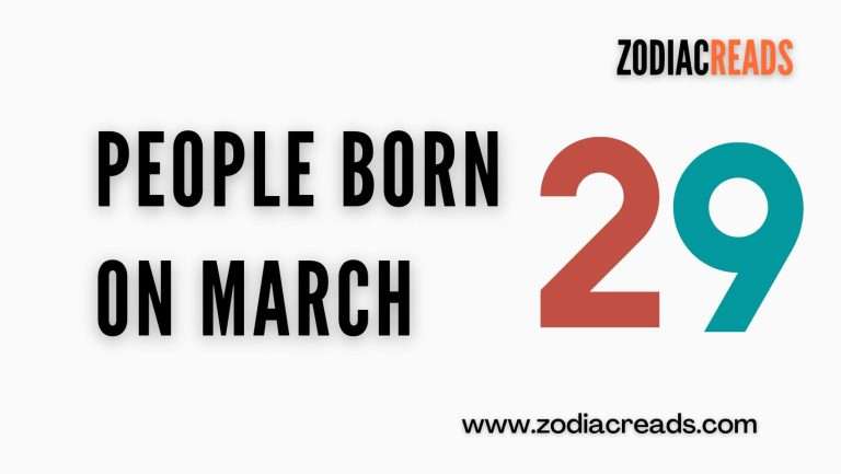 People born on March 29