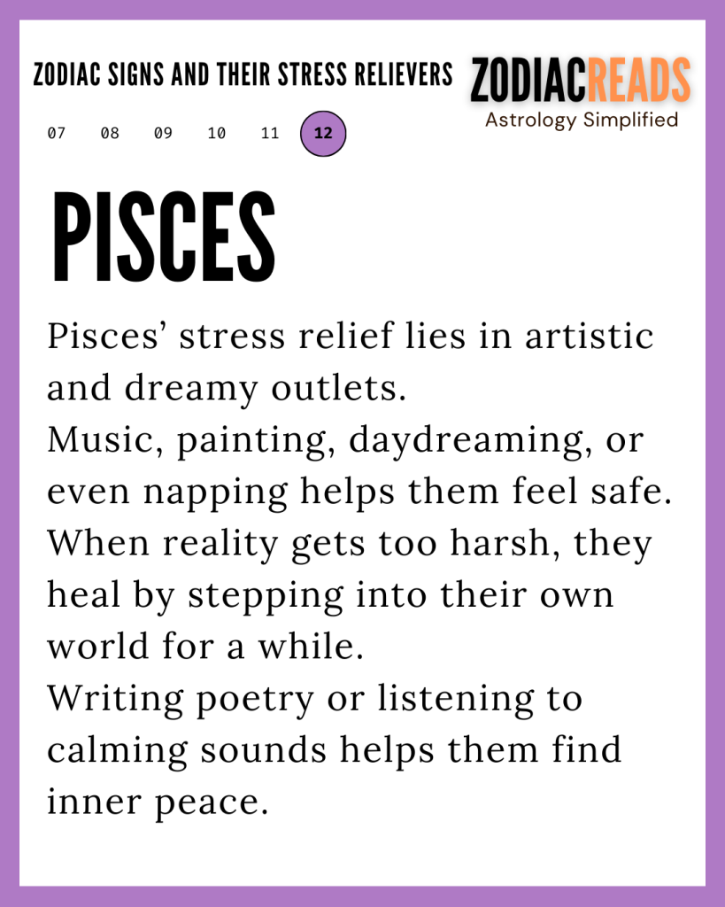 Zodiac Signs And Their Stress Relievers1 Zodiac Signs And Their Stress Relievers1