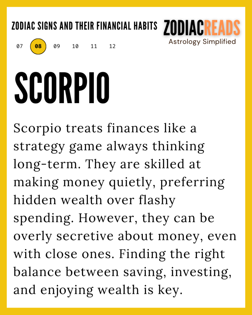 Zodiac Signs and Their Financial Habits5 Zodiac Signs and Their Financial Habits scorpio