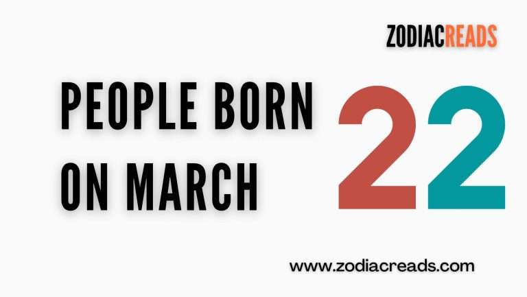 people born on march 22