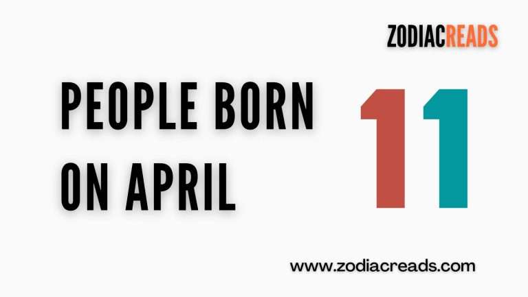 People Born on April 11