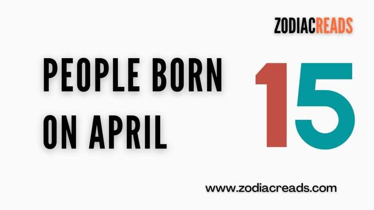 People Born on April 15