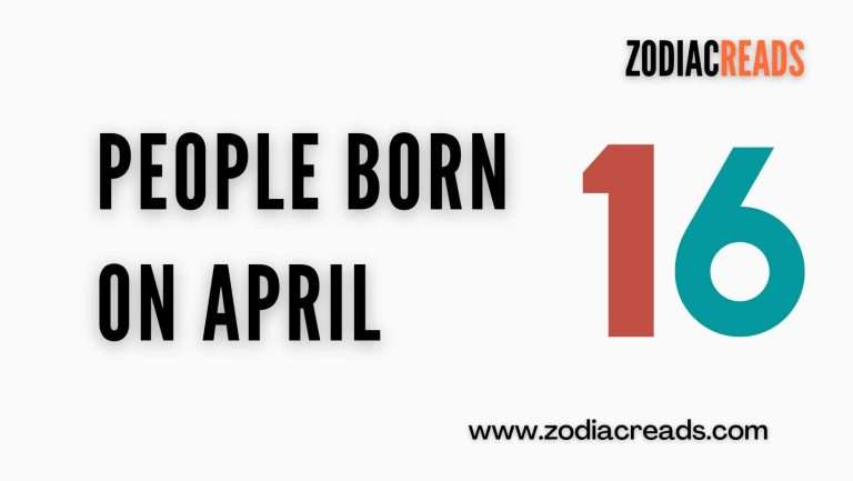 People Born on April 16