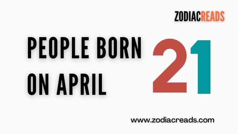 People Born on April 21