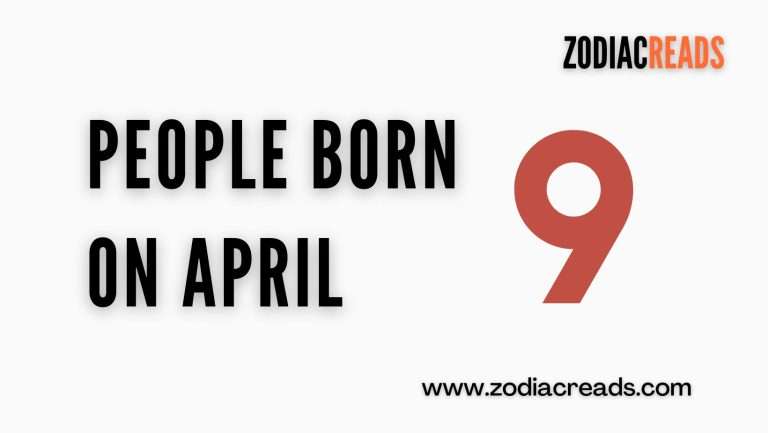 People Born on April 9