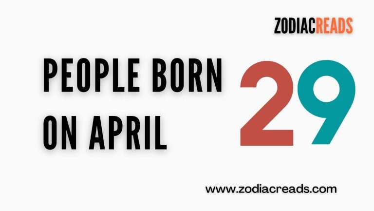 People Born on April 29