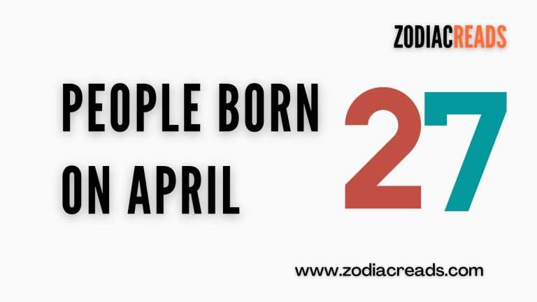 people born on april 27