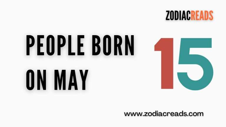People Born on May 15