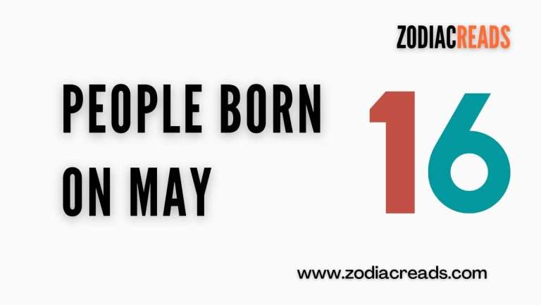 People born on May 16