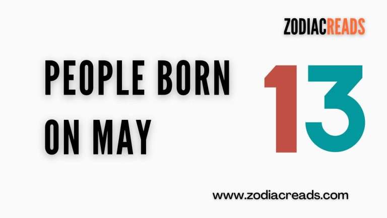 People born on may 13
