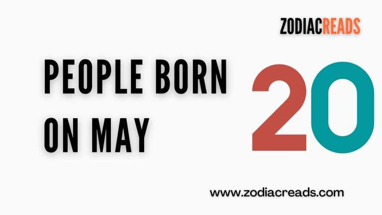 People born on may 20