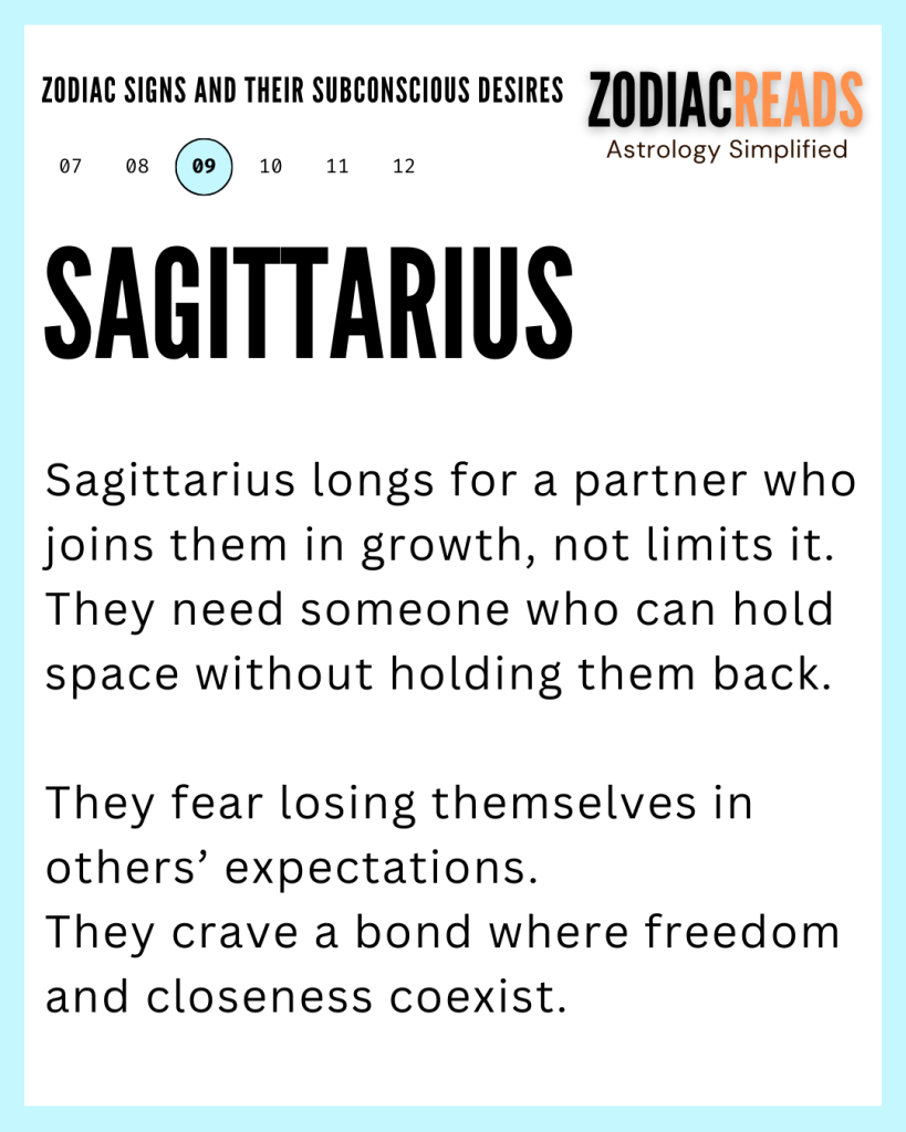 ZODIAC SIGNS AND THEIR SUBCONSCIOUS DESIRES4 sagittarius