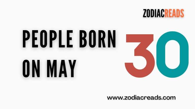People Born on May 30