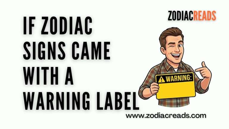 if zodiac signs came with warning