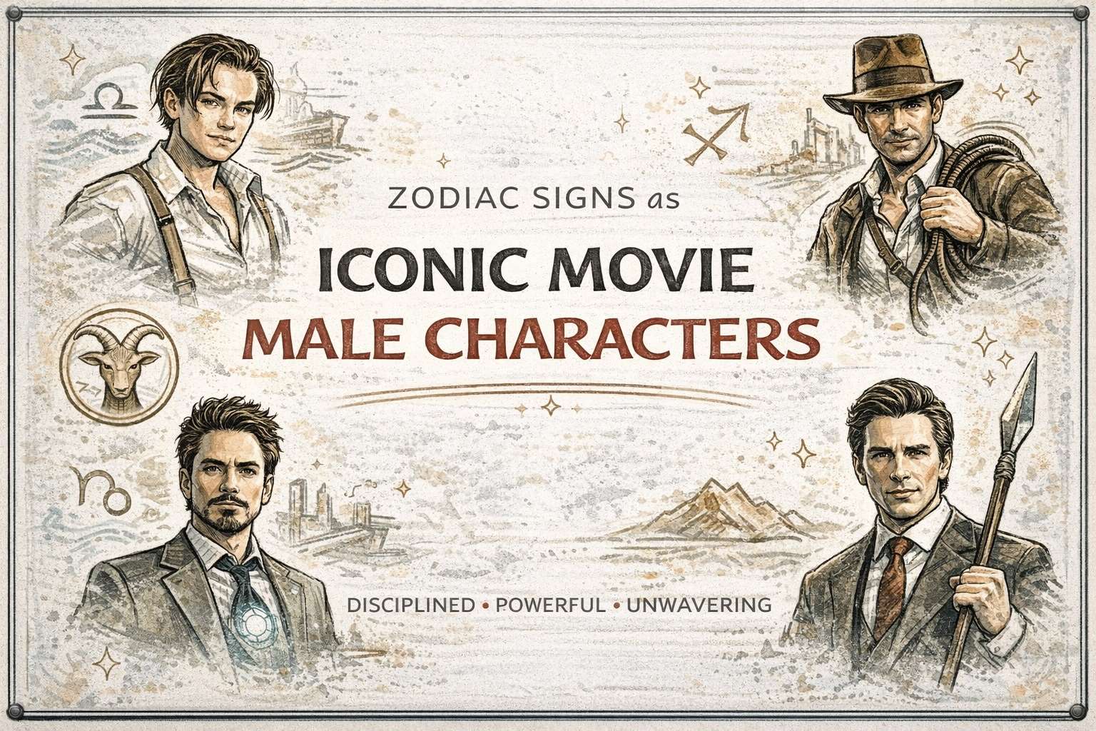 Zodiac Signs as Movie Male Characters You Love - ZodiacReads