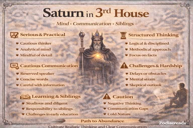 Saturn in 3rd house
