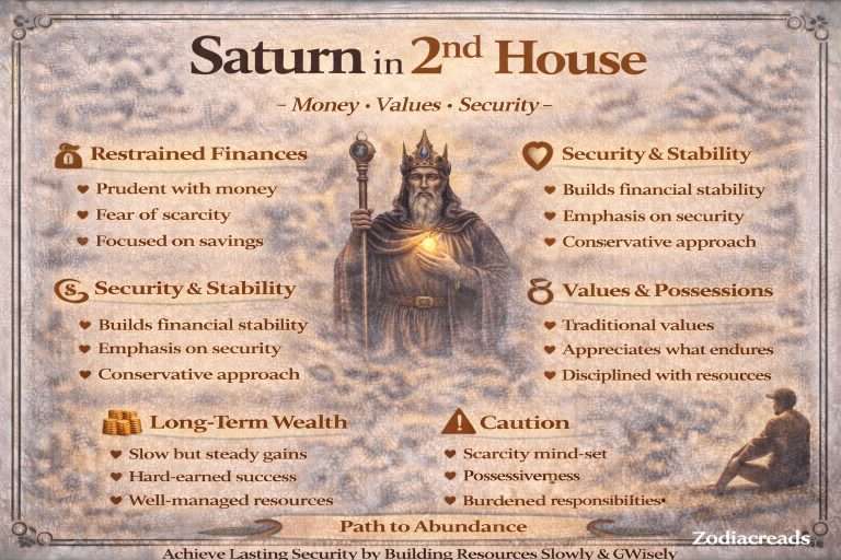 saturn in 2nd house