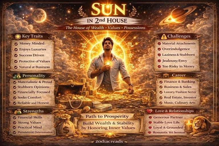 sun in 2nd house