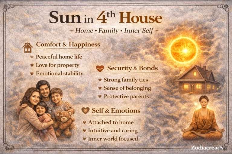 sun in 4th house