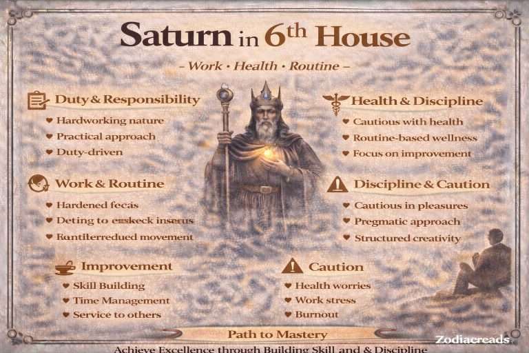 saturn in 6th house