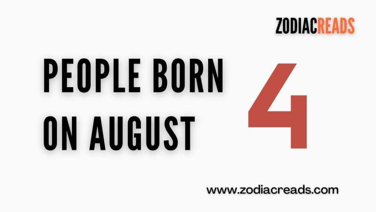 people born on august 4