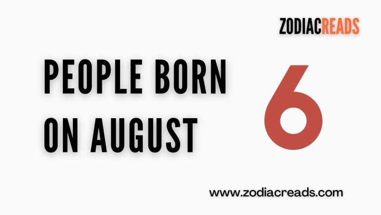 people born on august 6