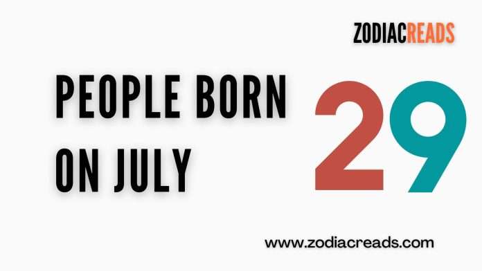 people born on july 29