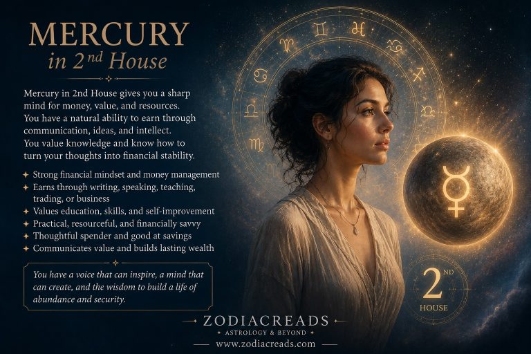 mercury in 2nd house