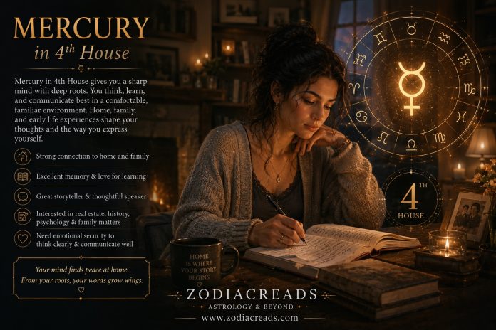 mercury in 4th house mercury in 4th house