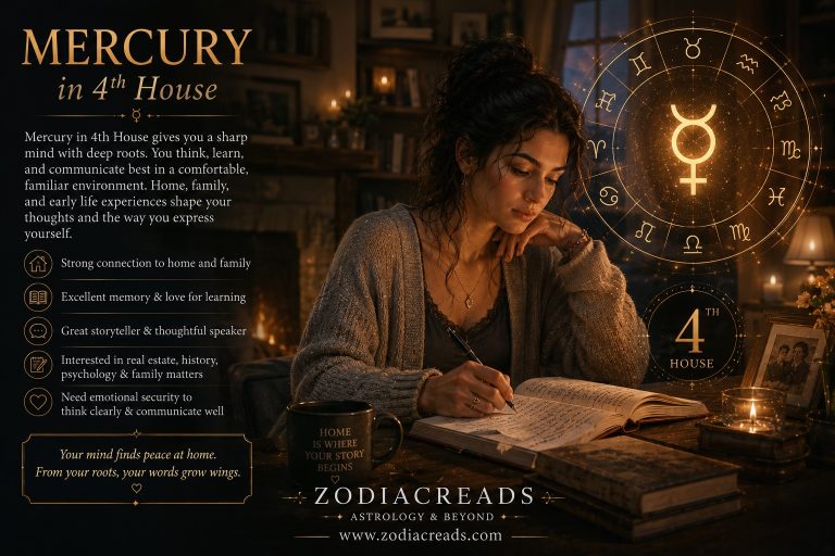 mercury in 4th house