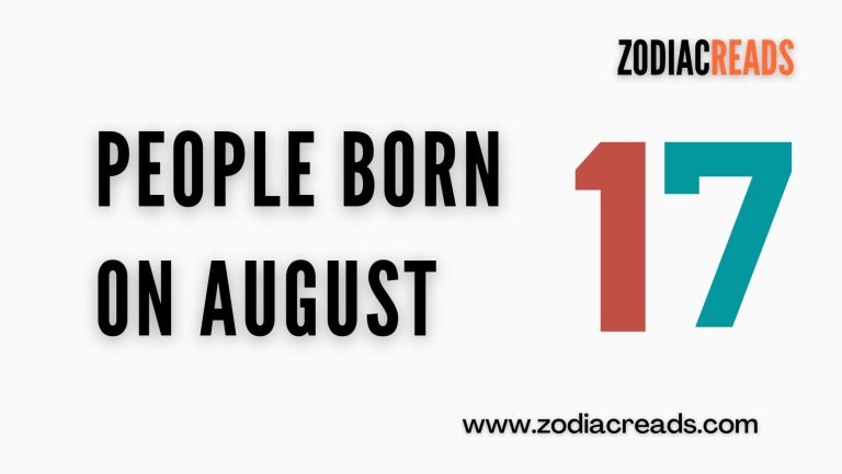 People Born on August 17