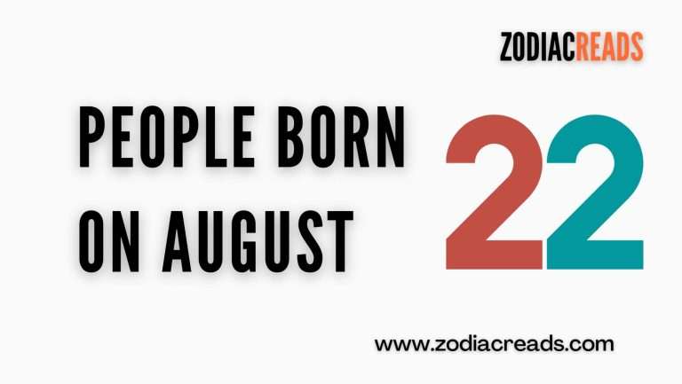 People born on August 22