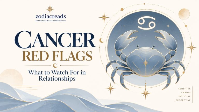 cancer zodiac red flag