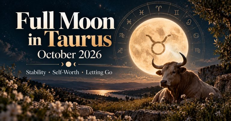 Full Moon in Taurus October 2026